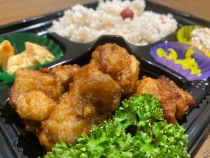 魚介出汁の唐揚げ弁当